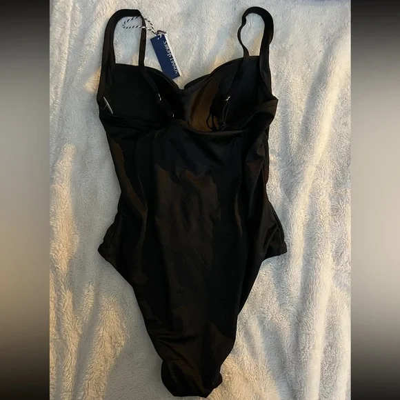 One piece black swim suite body shaping 😉 tag still on originally 78$ - Picture 2 of 2